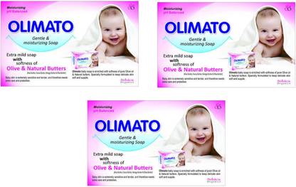 Olimato GENTLE AND MOISTURIZING SOAP (PACK OF 3)