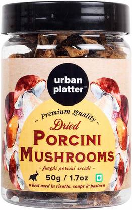 urban platter Dried Italian Porcini Mushrooms, 50g [All Natural, Sun-Dried, Funghi Porcini Secchi]