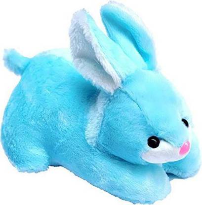 ANU TOYS Blue Color Soft Rabbit rabbit soft toy blue  - 26 cm