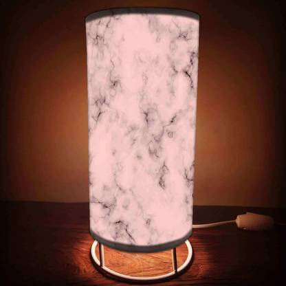 Nutcase Peach Color Designer Marble Pastel Table Lamp