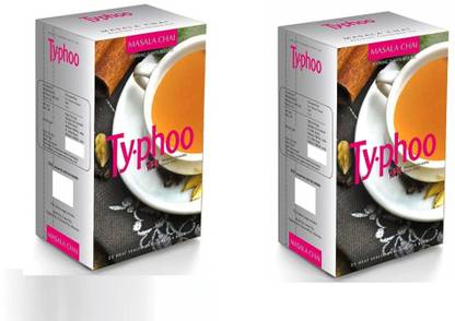 typhoo Organic Herbal Infusion Slim Tea | Detoxing Organic Slim Tea | 20 Tea Bag ( Pack of 2) Unflavoured Infusion Tea Bags Box