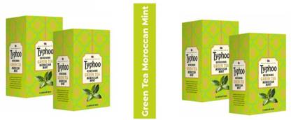 typhoo Green Tea Leaf | Flavoured & Freshness Tasty |200g (Pack of 4) Unflavoured Green Tea Box