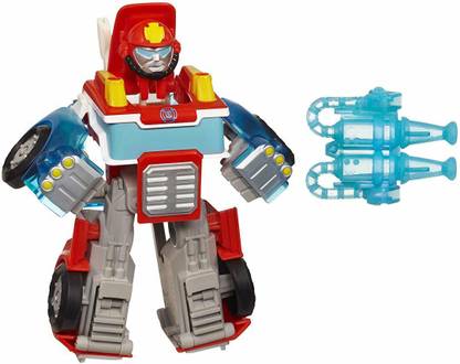 Playskool Heroes Transformers Rescue Bots Energize Heatwave the Fire-Bot Converting Toy Robot Action Figure