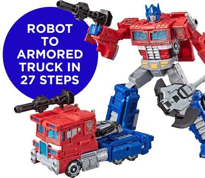 TRANSFORMERS Generations War for Cybertron: Siege Voyager Class WFC-S11 Optimus Prime Action Figure