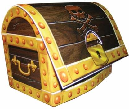 Creative Converting Buried Treasure 3D Treasure Chest Centerpiece Party Decoration