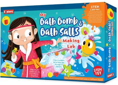explore.. | STEM Learner | My Bath Bomb & Bath Salts Making Lab"