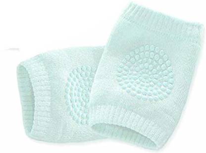 CHG 1pair knee and elbow pads for kids Baby Knee Pads sea blue Baby Knee Pads