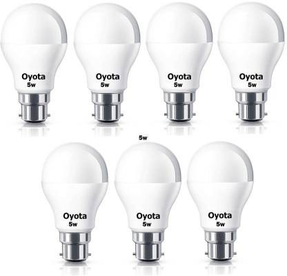 Oyota LED-B22-W5-P7-S222 5 W Standard B22 LED Bulb
