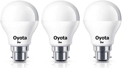 Oyota 9 W Basic Standard B22 LED Bulb