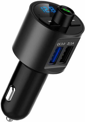 Valueactive v4.2 Car Bluetooth Device with FM Transmitter, Adapter Dongle, Car Charger, Audio Receiver, FM Player, MP3 Player, USB Cable, Transmitter