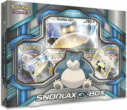 POKEMON TCG: Snorlax GX Box Card Game