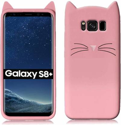 Cocklet Back Cover for Galaxy S8 Plus Cat Case Cute Soft Silicone Cat Design Of Ear Meow