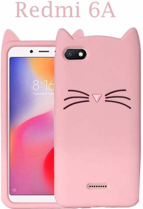 Cocklet Back Cover For Redmi 6a Cat Case Cute Soft Silicone Cat Design Of Ear Meow Cocklet Flipkart Com