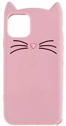 Cocklet Back Cover for iPhone 11 Pro Cat Case Cute Soft Silicone Cat Design Of Ear Meow