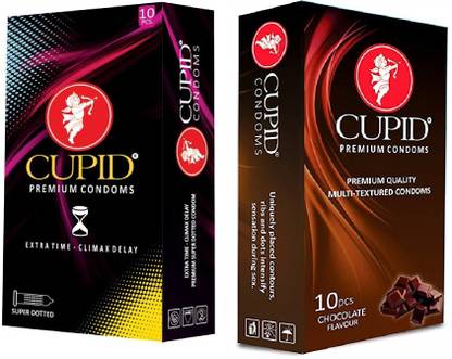 CUPID chocolate, extra time premium Condom