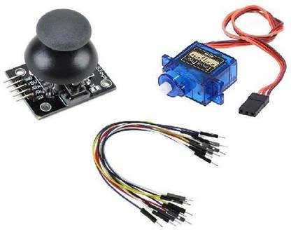 Technical hut Joystick Module with Sg90 Servo + jumpers Educational Electronic Hobby Kit