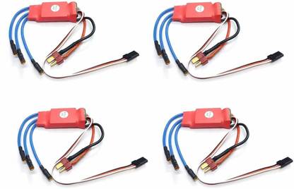 Techleads Simonk 30A Brushless Motor Speed Controller for Quadcopter Science Project (Set of 4) RC-A-41324 Motor Control Electronic Hobby Kit