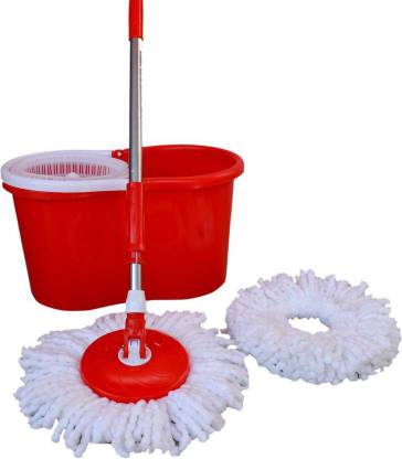 shivolic easy spin clean floor bucket mop Wet & Dry Mop