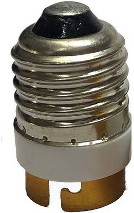 SEAHAVEN E27 to B22 Screw Base Socket Lamp Holder Light Bulb Adapter 1 pack Plastic, Brass, Aluminium Light Socket