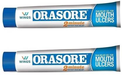 Orasore Mouth Ulcer Gel (Pack of 2) - Regular