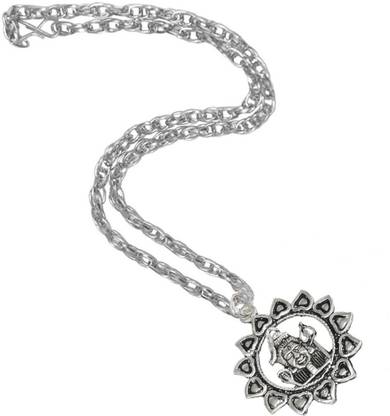 Shiv Jagdamba Religious Jewelry Lord Shiv Mahadev Bolenath Stainless Steel Pendant