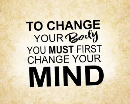 KD to change yor body Poster|Motivational Poste Paper Print