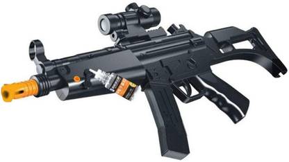 kreiz MP5 Army Gun Toy - with Real Smoke Effect, Vibration, Light & Sound Guns & Darts