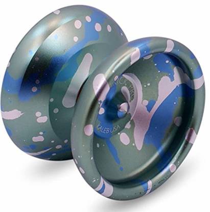 Sidekick Yoyo Pro Green Blue Silver Splashes