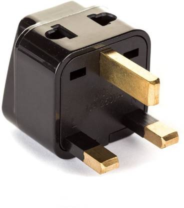 OREI India to UK, UAE, Hong Kong Type G Travel Adapter Plug - 2 in 1 Worldwide Adaptor