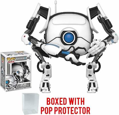 Pop Protector Funko Pop! Games: Portal 2 - Atlas Vinyl Figure (Bundled With Pop Box Protector Case) [Cat_5092]