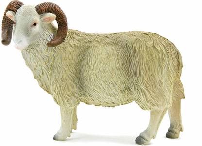 Mojo Fun - Farm Animals White Face Curly Horn Sheep (Ram) [Cat_4989]