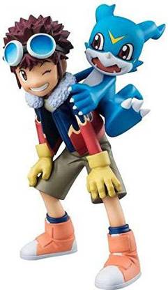 Megahouse Digimon Adventures 02 Motomiya & V-Mon Gem Pvc Figure [Cat_7459]