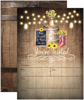 Your Main Event Prints Invitation Card