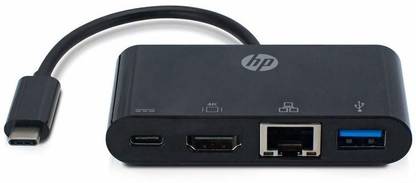 HP USB Type C Cable 0.3 m 5NA83PA USB-C to USB-C HDMI USB 3.0 Multi Port Hub