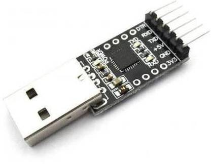 Techleads Cp2102 Usb 2.0 to Ttl Uart Module 6-pin Serial Converter Stc Replace Ft232 Module, Silver Power Supply Electronic Hobby Kit