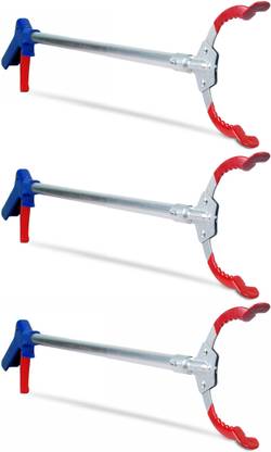 sarrah Trash Picker Garbage Pick Up Tool Grabber Long pack of 3 Garden Pick