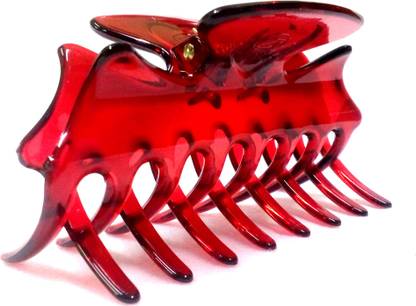 S Mark imported red color big size hair claw clip pack of 1 Hair Claw