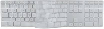 Harmony Invisible Keyboard Cover Wired Keyboard with Numeric Keypad US/ISO Desktop Keyboard Skin