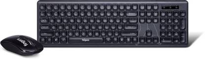 FINGERS EXQUISITE Wireless Standard Desktop Keyboard Compatible with Desktop, Laptop, Mac