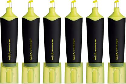 uni-ball USP200-YL Uni Promark view Highlighter 5.2mm