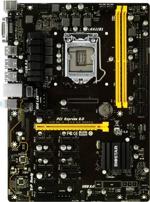 Biostar TB250 BTC Gaming Series Socket 1151 LGA1151Socket ATX Intel B250 Chipset DDR4 Motherboard for Desktop