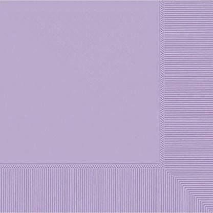 Amscan Luncheon Napkins Light Purple Paper Napkins