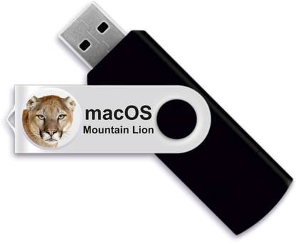 lapfix MacOS Mountain Lion 10.8 High-Speed USB 16 GB Bootable USB Pen Drive to Install, Repair, Restore or Upgrade the Operation System Edition 10.8 64-bit
