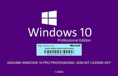MICROSOFT Windows 10 Professional 32/64 Bit