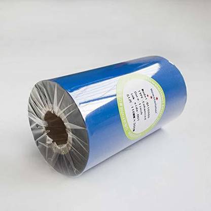 mastBus (3 Pcs) High Quality Thermal Transfer Wax Ribbon Barcode Label (110mm x 300 Mtr) Non- Adhesive Paper Label