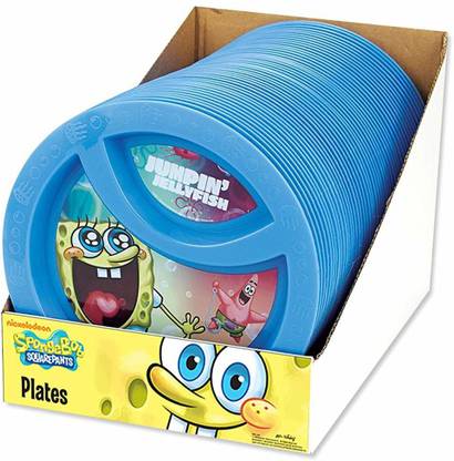 Nickelodeon Spongebob Divided Plate Dinner Plate