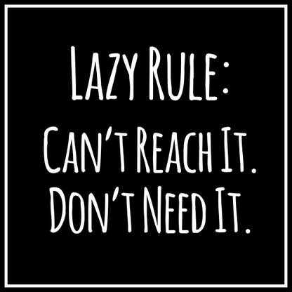 lezy rule | Paper Print