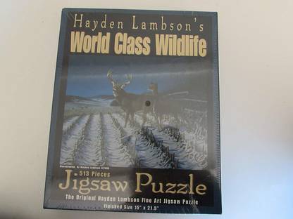 Wonderland Graphics Hayden Lambsons World Class Wildlife 513 Pieces Jigsaw Puzzle