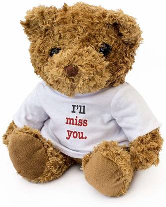 London Teddy Bears New - I'll Miss You - Teddy Bear - Cute Soft Cuddly - Leaving Gift  - 25 cm