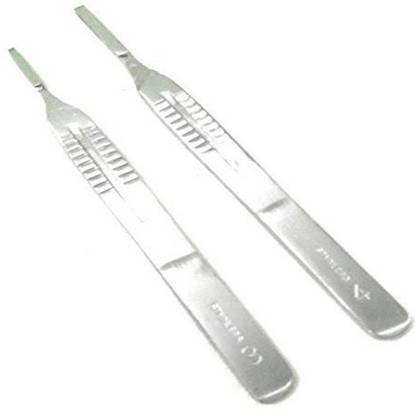 Agarwals B.P.Handle Scalpel Handle No.3 & 4(Set Of 2) Surgical Scalpel